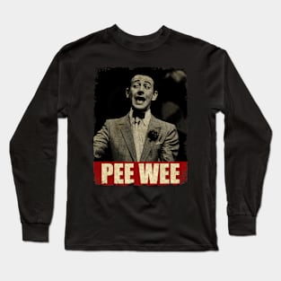 Pee Wee Herman - RETRO STYLE Long Sleeve T-Shirt